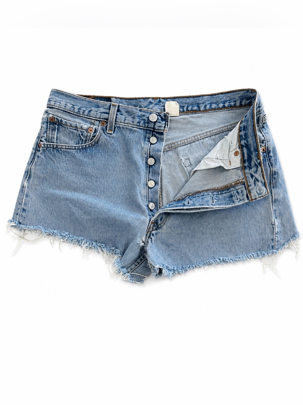 Levi’s 501 Button Fly Cutoff Denim Shorts 34x32 Cut to Shorts
